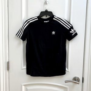 Adidas t shirt short sleeve 3 stripes and logo